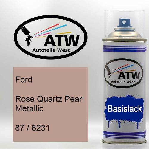 Ford, Rose Quartz Pearl Metallic, 87 / 6231: 400ml Sprühdose, von ATW Autoteile West.